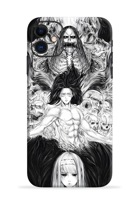 Attack on titans mobile skin + Clear Kase (any phone)