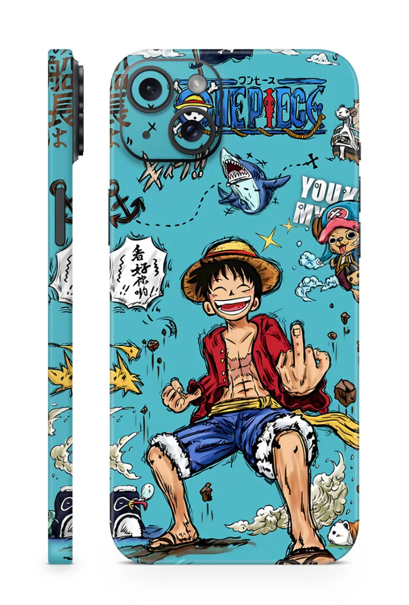 One piece mobile skin + Clear Kase (any phone)