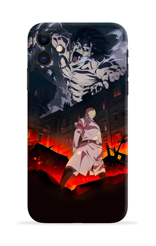 Attack on titans mobile skin + Clear Kase (any phone)