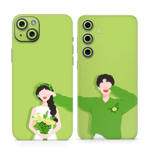 Couple Mobile Skins + Clear Kases (any phone)