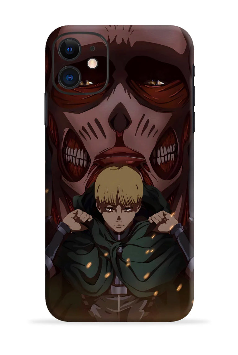 Attack on titans mobile skin + Clear Kase (any phone)