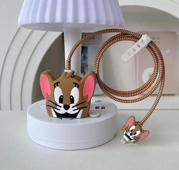 KASE KLOSED X IVORY GROVE|”Tom and Jerry” charger kases for type c to iPhone adapter(2 in 1)