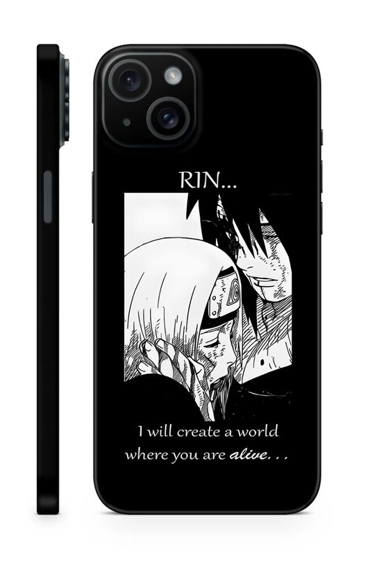 Obito and Rin mobile skin + Clear Kase (any phone)