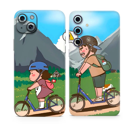 Couple Mobile Skins + Clear Kases (any phone)