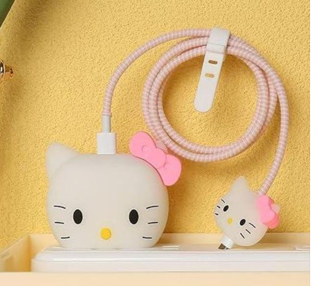 KASE KLOSED X IVORY GROVE| “hello kitty”charger kase for type c to iPhone adapter