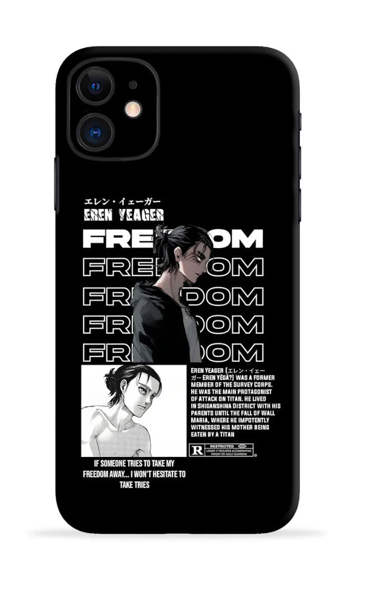 Attack on titans mobile skin + Clear Kase (any phone)