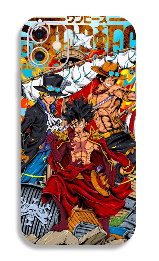 One piece mobile skin + Clear Kase (any phone)