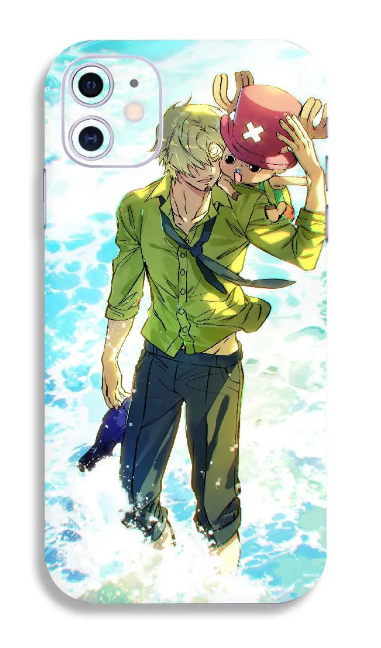 One piece mobile skin + Clear Kase (any phone)